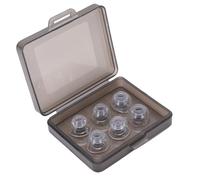 ASHATA Puntas de Silicona Líquida para los Oídos, Tamaño S, M, L, Universales, con Aislamiento de Ruido, para Auriculares de 4,5 Mm a 6,5 Mm, 3 Pares