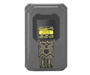 ASHATA Punto de Acceso WiFi Móvil 4G, Enrutador Portátil con Pantalla de Tiempo, Velocidad de 300 Mbps, Conecta 8 Dispositivos, con Batería de 4000 MAh para Viajes de Negocios, Uso Al