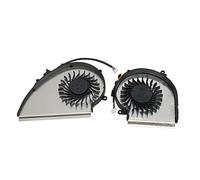ASHATA QUETTERLEE Reemplazo CPU+GPU Ventilador de Refrigeración MSI GS72 GS72 6QD GS72 6QE GS72 Pro GS70 2OD GS70 2PE GS70 2QE GS70 ONC MS-1771 MS-1773 (Ventilador de refrigeración CPU