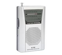 ASHATA Radio Portátil Am FM, Mini Radio Retro Vintage, Reproductor de Bolsillo de Radio de Transistor Portátil, Radio de Emergencia para Exteriores con Pilas, Regalos para Padres, Abuelos
