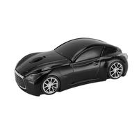 ASHATA Ratón Inalámbrico Cool Sport Car Shape 2,4G, Ratón Inalámbrico óptico con Receptor USB, Ratón para Juegos de 1600 dpi para PC para iOS (Black)
