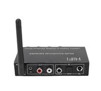 ASHATA Receptor Bluetooth 5.4 de Larga Distancia de 20 M, Convertidor Digital a Analógico óptico/coaxial a Adaptador de Sonido AUX de 3,5 Mm (admite Unidad USB de 64 GB)