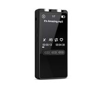 ASHATA Recordadora de Voz Portátil, Grabadora de Sonido de Grabadora de Audio Digital con BT 5.2 Reducción de Ruido de 1.77 Pulgadas Pantalla Alta Opciones de Grabación Claras para (32G)