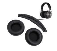 ASHATA Reemplazo de Almohadillas para Almohadillas y Kit de Diadema, Cojines de Cuero de Proteína de Espuma de Memoria de Alta Densidad para Virtuoso RGB Auriculares de Juegos