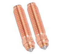 ASHATA Reemplazo de Boquilla de Impresora 3D de 0,4 Mm, Cobre y Acero de Calidad para, Conductividad Térmica Rápida, Paquete de 2