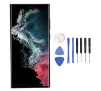 ASHATA Reemplazo de Pantalla para S22 Ultra 5G, Pantalla AMOLED de 6,67 Pulgadas, Digitalizador Táctil LCD para S22 Ultra 5G SM S908U G908A S908W US, Huella Digital (Negro