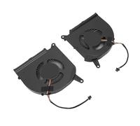 ASHATA Reemplazo de Ventilador CPU GPU para 15P 15G 17G Juego de Ventilador de Refrigeración Eficiente de bajo Ruido para un Rendimiento Suave Metal ABS 2 Unidades