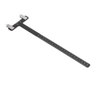 ASHATA Regla Cuadrada en Forma de T para Cuerda de, Herramienta de Medición de Cuerdas para Compuesto, Accesorio de Tiro con Recurvo