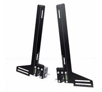 ASHATA Regla Guía de Ascensor, Herramienta de Medición Resistente para un Posicionamiento Preciso en Sitios de Construcción, 2 Piezas, 400 Mm