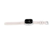 ASHATA Reloj Bluetooth 2 en 1 con Auriculares para Actividades Al Aire Libre, Pantalla de Alta Definición, Modos Deportivos Versátiles (Concha Plateada (Silicona Gris))