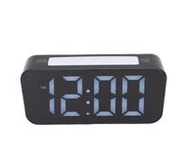 ASHATA Reloj Despertador RGB Extra Ruidoso para Personas que Duermen Mucho, con Discapacidad Auditiva, Dormitorio para Sordos, Luz Nocturna, Números Grandes, Pantalla LED de 7,4