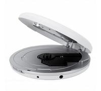 ASHATA Reproductor de CD Personal con Antisalto |Reproductor de Música Portátil con Auriculares y Cable Auxiliar para el Hogar del Automóvil