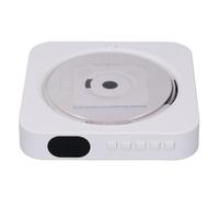 ASHATA Reproductor de CD Reproductor de Discos Portátil con Control Remoto de Largo Alcance de CD de Montaje en Pared Función de Repetición A-B para Dominar Rápidamente Las Palabras, para (White)