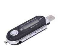 ASHATA Reproductor de MP3 USB para Correr Deportivo (32G) | Dispositivo de audio compacto, tamaño de bolsillo, estructura metálica de plástico, batería de larga duración de 20 horas,