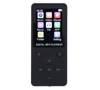 ASHATA Reproductor de Música MP3 Bluetooth con Sonido de para Trotar, Correr, Andar en Bicicleta, Diseño Delgado, Pantalla de 1,8 Pulgadas (Black)