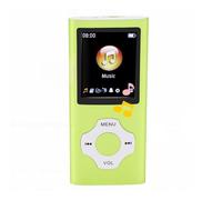 ASHATA Reproductor MP3 Bluetooth 5.3, Reproductor de Música Portátil con Pantalla LCD de 1,8 Pulgadas, 32 GB, Sonido HiFi, for Uso Diario y Actividades Al Aire Libre (Green)