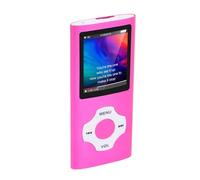 ASHATA Reproductor MP3 con Bluetooth 5.3, 32 GB, Reproductor de Música HiFi Portátil de 1,8 Pulgadas (Pink)