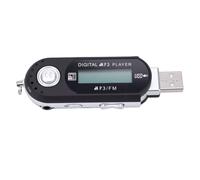 ASHATA Reproductor MP3 Digital USB 2.0 Pantalla LCD Portátil Retro (Sin