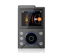 ASHATA Reproductor MP3 HiFi con Bluetooth DSD 256 Reproductor de Audio Nativo sin Pérdidas de Alta Resolución, de Música Portátil de Alta Resolución con Memoria de 16 (Black)