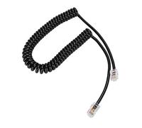 ASHATA RJ45 Cable de micrófono de 8 Pines de Repuesto para ICOM HM-98, Altavoz de 8 Pines, micrófono de Mano, Cable de Repuesto para micrófono, Cable Apto para ICOM HM-98