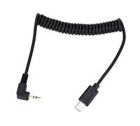 ASHATA RM-VPR1 Cable Disparador S2 de 3,5 Mm/2,5 Mm para Cámara, Conecta el Disparador Remoto a la Cámara, para Sony RX1/RX10/RX100/A7S/A7R/A7/A7II/A7III/A9/A58/77M2/99M2/A3500/A5000(2,5 mm-S2)