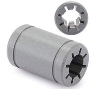 ASHATA Rodamiento de Impresora 3D, 5Pcs Impresora 3D Rodamiento de Plástico Polímero Sólido Gris RJMP-01-08 para Diámetro de Eje de 10-30 Mm, Fácil Instalación