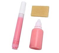 ASHATA Rotulador Líquido de Enmascaramiento, Marcador Líquido de Enmascaramiento de Acuarela Roja con de Recarga de 30 Ml y Borrador para Proyectos de Arte y Pintura (W-008-02)