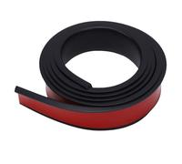 ASHATA Rueda Duradera de Fibra de Carbono Apta para Tira Embellecedora de, Protector de Cejas Antiarañazos para Rueda de Coche para Conducción Todoterreno (3.8 Cejas Negras Planas)