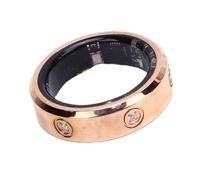 ASHATA Smart Health Ring for Women Men, Smart Ring Fitness Tracker con Elegante Diseño Bluetooth Bluetooth IP68 Step Contador Múltiples Modos Deportivos para Ejecutar el Seguimiento de (6#)