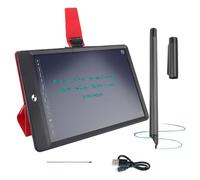ASHATA Smart Pen and Writing Board Juego, Reconocimiento de Escritura Real Sync Se Convierte en Texto, con Cubierta de Cuero, Función de Traducción, para Tabletas de Teléfonos iOS