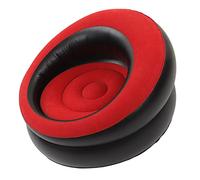 ASHATA Sofá Inflable de Ocio, Sofá Simple Flocado Sofá Perezoso, Silla Inflable Diseño Ergonómico Air Chaise Lounge Sofá Inflable Portátil, para Habitación Balcón Jardín Terraza (Rojo)