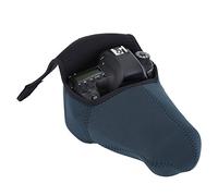 ASHATA Soft Camera Liner Bag, Funda de protección Impermeable Liner Bag Funda para cámara réflex Digital SLR para para diseño de Gancho y Bucle - Azul Marino