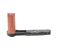 ASHATA Soporte de Forma L de Manejo de la Cámara para la Empuñadura en Forma de L de Aleación de Aluminio S9 con Placa QR Ayo de Tornillo de 1/4 Pulgadas Instalación Segura sin Batería (Black)
