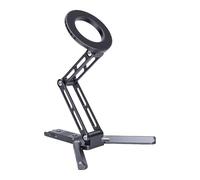 ASHATA Soporte de Trípode para Teléfono Trípode de Aleación de Aluminio Portátil Antideslizante Plegable para Fotografía Al Aire Libre Transmisión en Vivo para Entusiastas de la Fotografía
