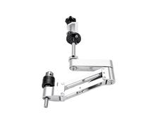 ASHATA Soporte de Voladizo, Aleación de Aluminio CNC Brazo Vertical | Vertical Horizontal Tapping Support, Adjustable Chuck 1.5-10mm, with Clamping Fixation for Drill Machine