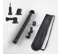 ASHATA Soporte para Trípode para Teléfono, Palo Selfie para Vlog, Trípode para Teléfono de Aleación de Aluminio de 1,6 M con Control Remoto Bluetooth, Compatible con Teléfonos Inteligentes, Ideal