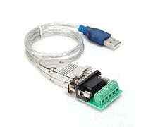 ASHATA Soporte RS485 Cable convertidor dúplex de USB a RS485 de Cuatro Hilos, Cable convertidor de Chip de Alta Resistencia Adaptador USB a RS485, Cable Adaptador para transmisión de Datos