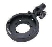 ASHATA Soportes de Flash de Cámara, Soporte del Adaptador de Montaje de Flash de con Interfaz de Soporte de 0.65 Pulgadas de 180 Grados para un Paraguero de Plato de Belleza de Luz