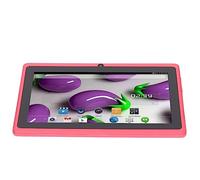 ASHATA Tableta para Niños de 7 Pulgadas, Tableta de 8 GB para 4.4.2 WiFi, Cámara Dual, 512 MB de RAM, CPU de Cuatro Núcleos, Protección Ocular, Mini Tableta HD, para Juegos (Rosa)