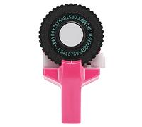 ASHATA Tape Maker, Mini Manual Tape Maker Cinta Decorativa de Color 3D ABS en Relieve de 9 Mm, Label Maker con 2 Cintas de Repuesto, para el Manual (Rosa)