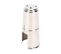 ASHATA Tapón para Boquilla de Instrumento de Viento, Tapa Protectora para Cabeza de Flauta Niquelada, 70x30mm, para Saxofón, Clarinete BB, Tono Alto