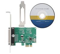 ASHATA Tarjeta Adaptadora de Puerto Paralelo PCI-E,Impresora DB25 LPT de Puerto Paralelo a Convertidor PCI-E,Tarjeta de Expansión Paralela LPT,para 98SE/ME/2000/ XP/Vista/Win7/8/10