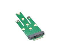 ASHATA Tarjeta Adaptadora MSATA NGFF, Placa Base a Convertidor SSD M.2 NGFF con Orificios de Fijación