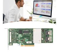 ASHATA Tarjeta Controladora Raid, Tarjeta Controladora PCIe SAS Tarjeta Controladora Raid de 6 Gbps 2 SAS SSF 8087 0 1 10 Niveles Raid Tarjeta Smart Array para Disco de Computadora