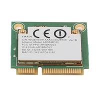 ASHATA Tarjeta de Red 5G, Adaptador WiFi de Interfaz Mini PCIe, 2,4 GHz 5 GHz 300 Mbps BT 4.0 Tarjeta Inalámbrica Plug and Play 5G para Computadora Portátil Win 7 8 10