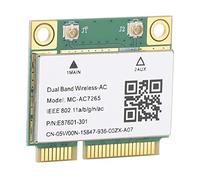 ASHATA Tarjeta de Red de Banda Dual, Tarjeta de Red inalámbrica, Tarjeta de Red PCI-E, Compatible con el protocolo de Red 802.11a / b/g/n/AC para / 8/10