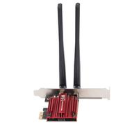 ASHATA Tarjeta de Red Inalámbrica Gigabit WiFi6 1800Mbps Adaptador PCIE con Bluetooth 5.2 para 10 11 Aleación de Aluminio