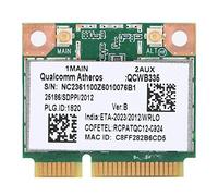 ASHATA Tarjeta de red, para Qualcomm Atheros AR9565 QCWB335 150M Mini PCI-E Bluetooth tarjeta de red universal, tarjeta de red Bluetooth 2.4G para HP/DELL/ACER, etc.