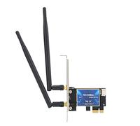 ASHATA Tarjeta de Red PCI-E, Tarjeta LAN EP-9619 600M Inalámbrica de Doble Banda PCI-E para Accesorios de Computadora con Adaptador 4.0, Soporte para Win7/8.1/10