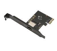 ASHATA Tarjeta de Red PCIe 10G AQC113C, Tarjeta de Red PCI Express Gigabit Ethernet, Convertidor Adaptador LAN RJ45 para PC de Escritorio, Adaptador de Red Ethernet